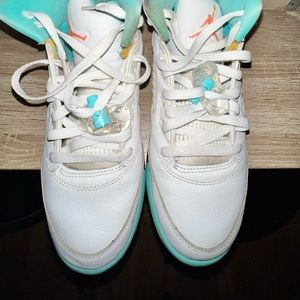 Jordan Retro 5 light aqua